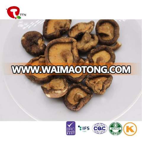 TTN Vacuum Fried Dried Shiitake Mushroom Snacks in Whole Half and Quarter